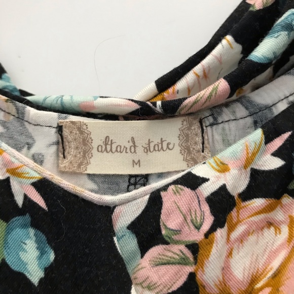 Altar’d State floral knit dress Size Medium - Picture 4 of 7